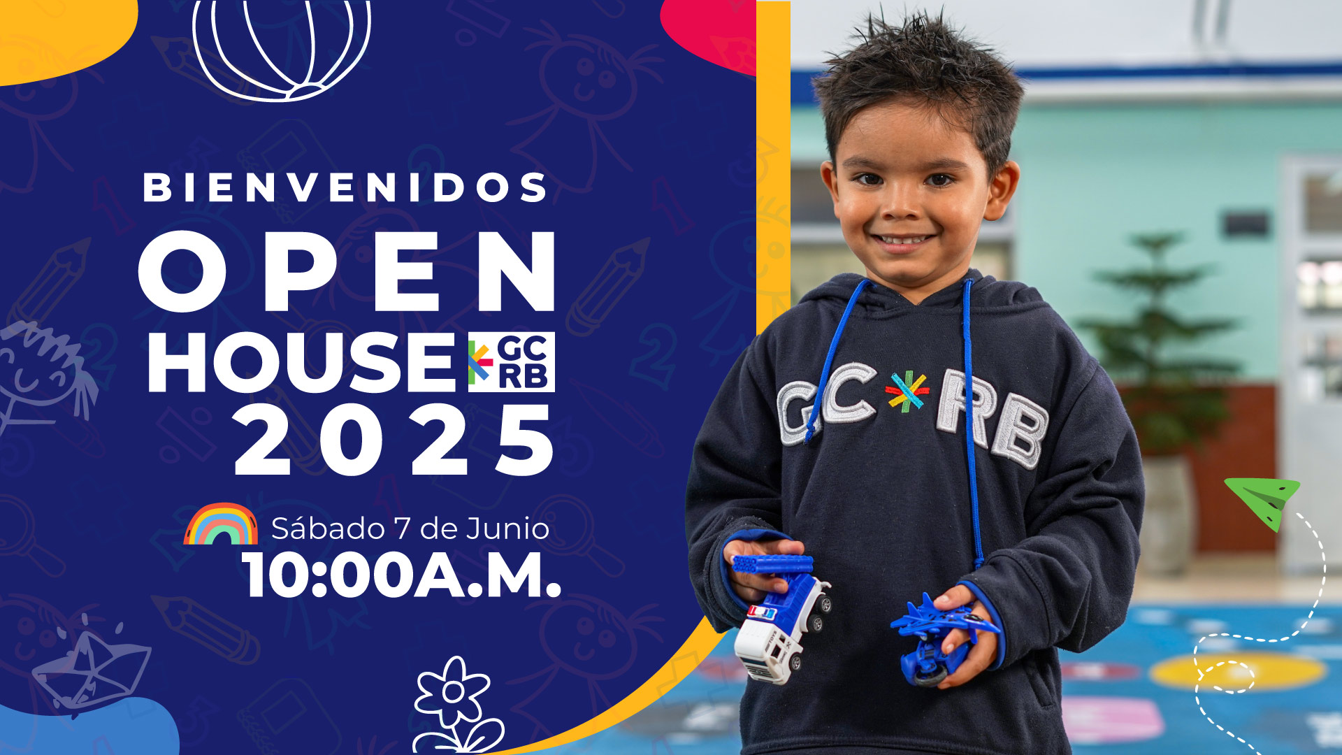 Ven y disfruta de la experiencia de ser parte del GCRB . Admisiones 2026.